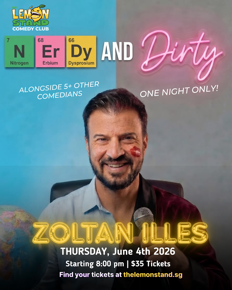 Zoltan Illnes | Thursday June 4th 2026 @ The Lemon Stand Comedy Club