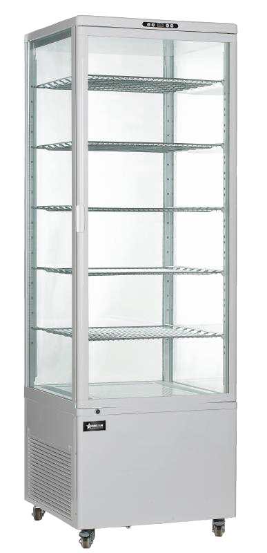 26″ Refrigerated Floor Display Showcase with 17.65cu.ft. / 500L Capacity – 110V,