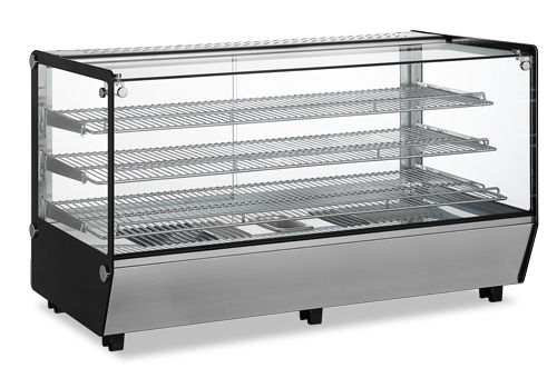48" Square-Glass Countertop Display Warmer 7cu.ft. / 202L – 110V, 1650W