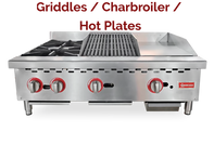 Griddles / Charbroiler / Hot Plates