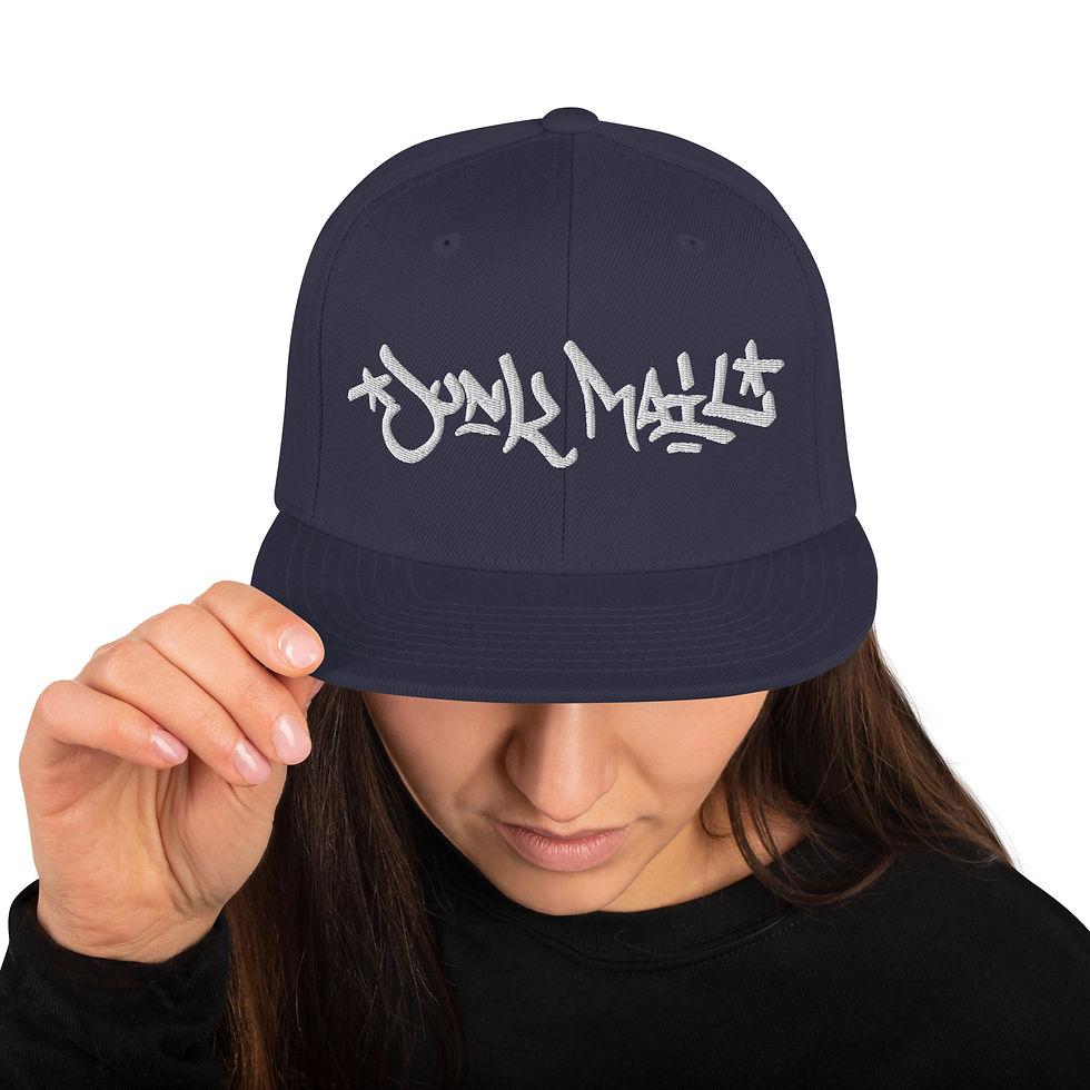 Thumbnail: JM Handstyle Tag by TABET Snapback Hat