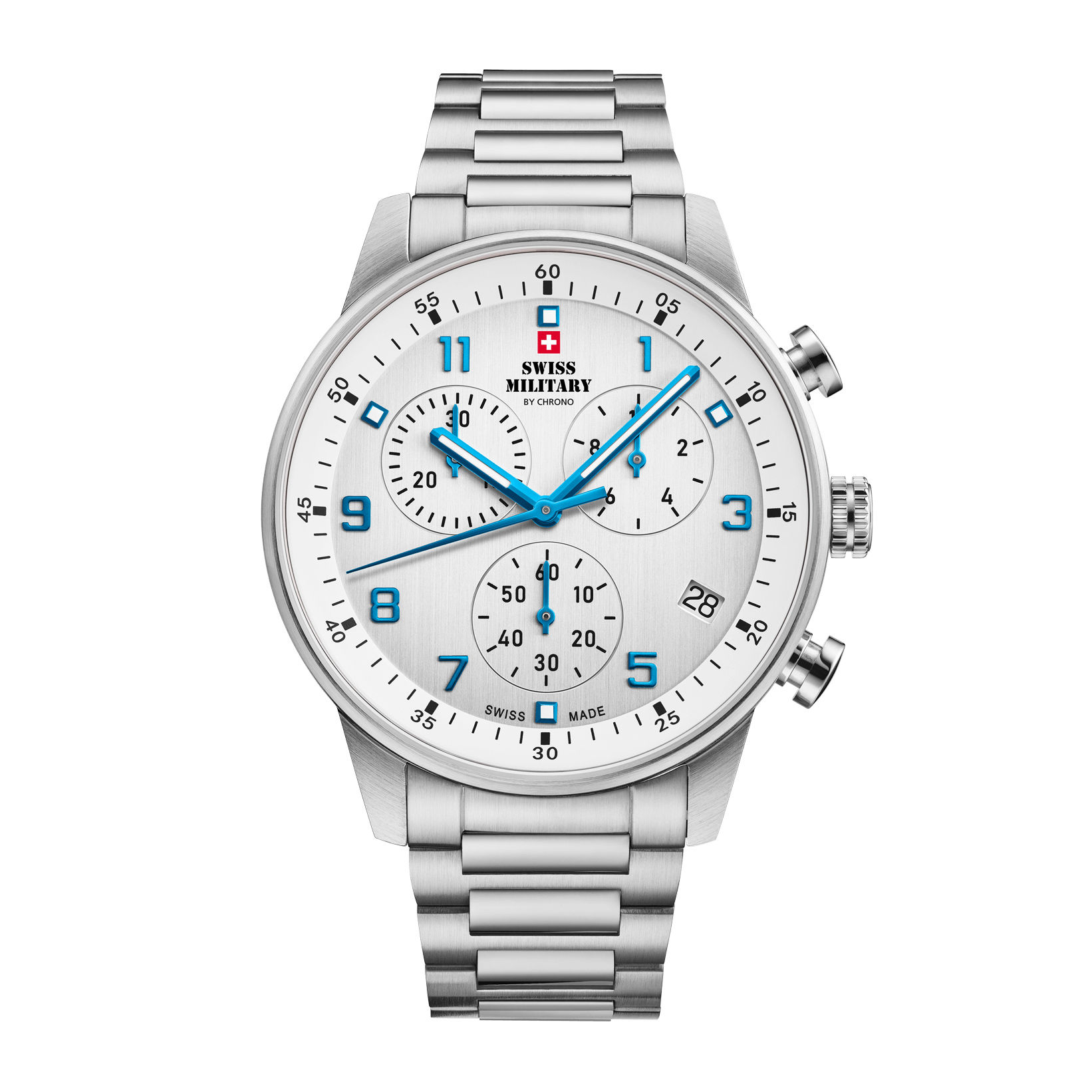 Swiss Military SM34114.03 Gent Quartz Watch - White
