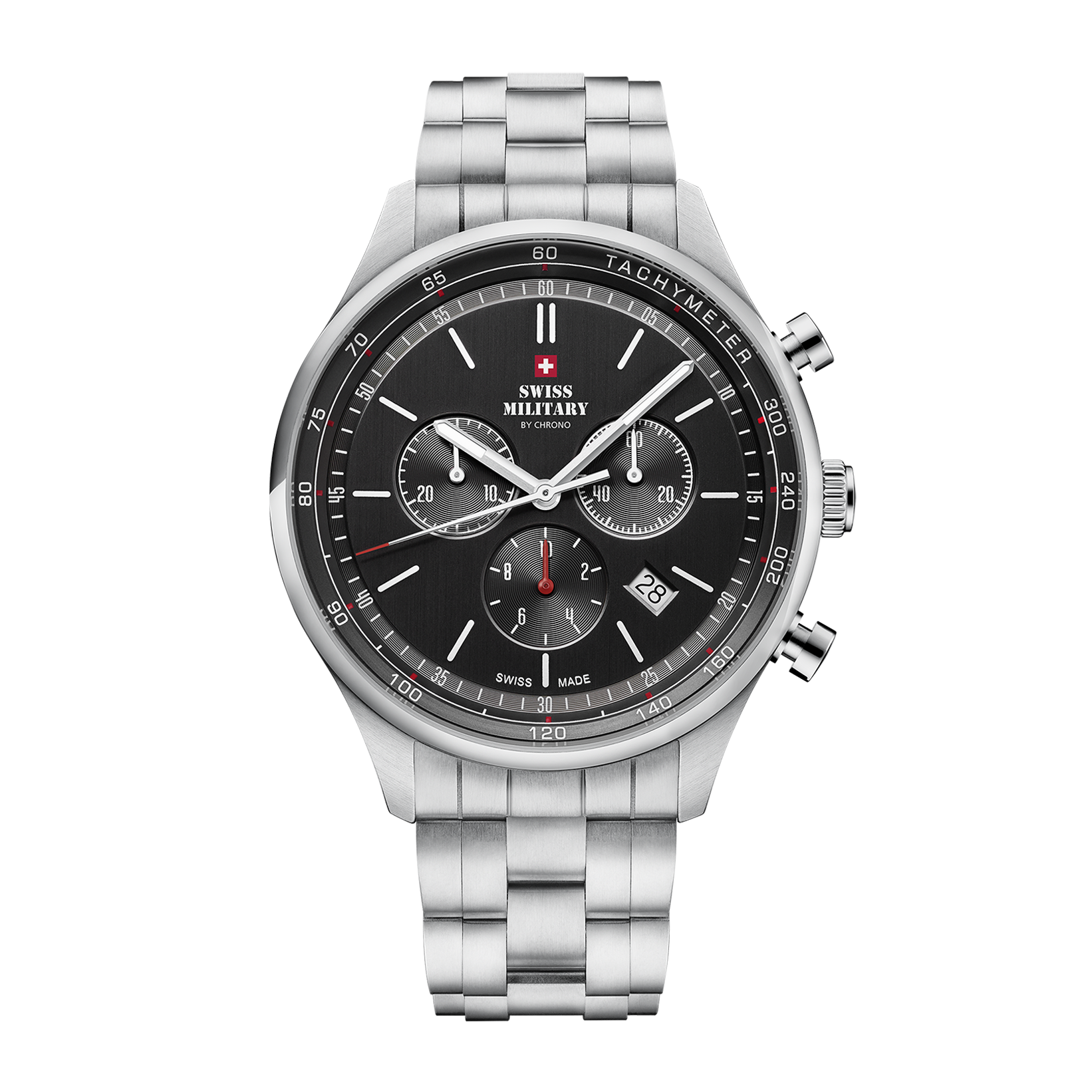 Swiss Military SM34081.01 Gent Quartz Watch - Black