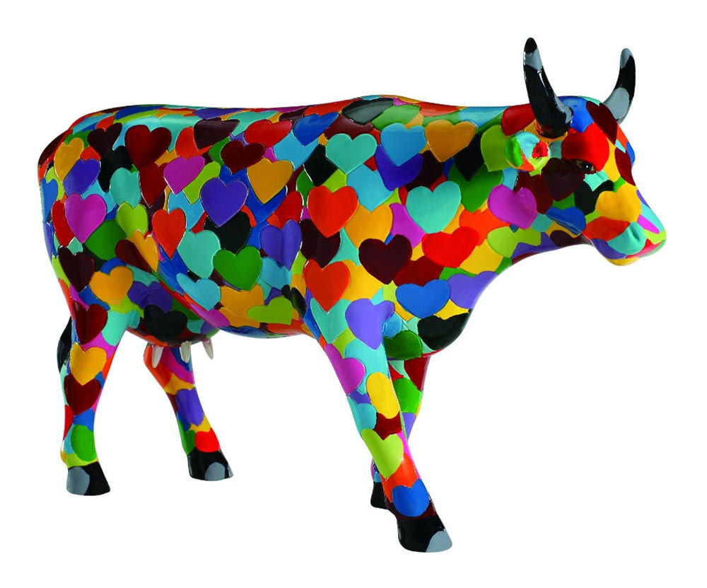 CowParade - 46737 Heartstanding Cow