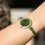 Thumbnail: André Mouche - ARIA, Rose Gold, green/green - 456-11111 - Swiss Made Watch