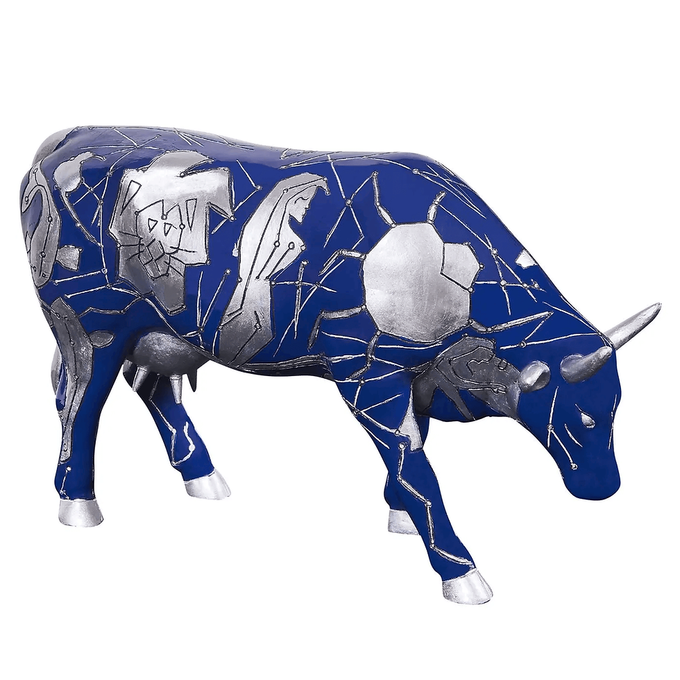 cow figurine to the right