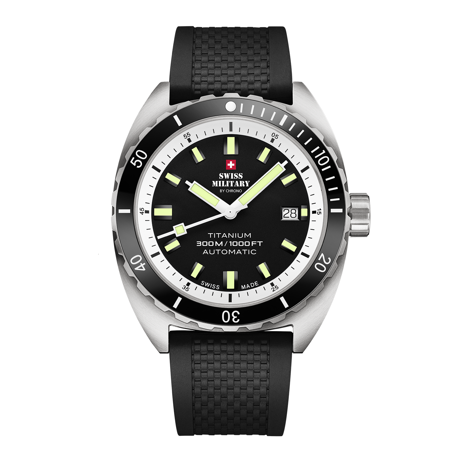Swiss Military SMA34100.07 Gent Automatic Watch - Black