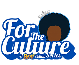 For The Culture A BEAT Collab Series logo with afro