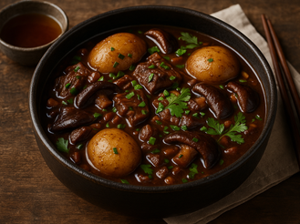 Bœuf Bourguignon à la Japonaise - Bancha Hojicha