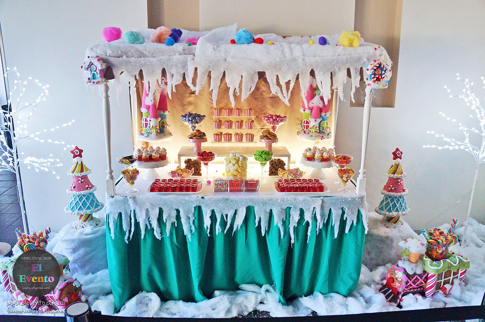 Ginger bread house candy bar
