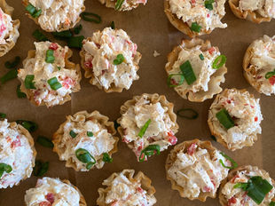 Party size Crabby Phyllo Cups