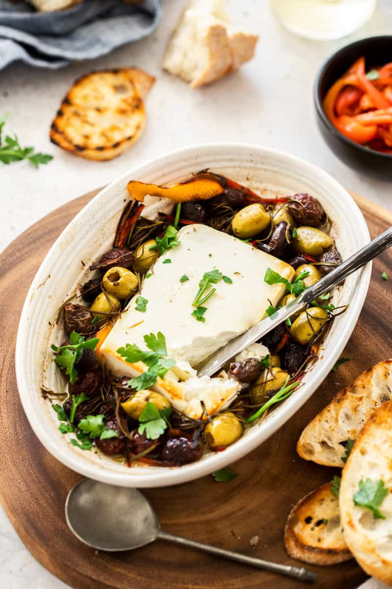Mixed Olive & Feta Cheese image