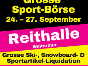 Die Wintersport‑Börse von Total Sport GmbH in der Reithalle Winterthur