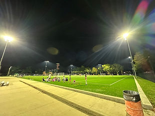 Memorial Stadium at Night