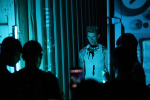 Mood lighting for a music video. Our light fixtures are versatile for site lighting, stage lighting, set lighting, and more.