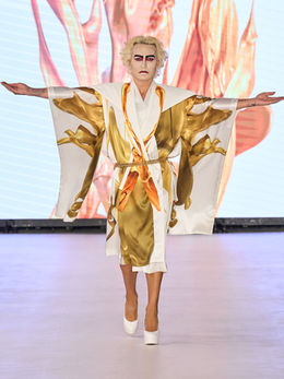 Elton Ilirjani Goes Global in Naoko Tosa and Jemma Russo GFC Shows at New York Fashion Week