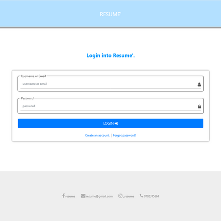 Login