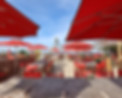 Vue du restaurant de la Plage des Pirates