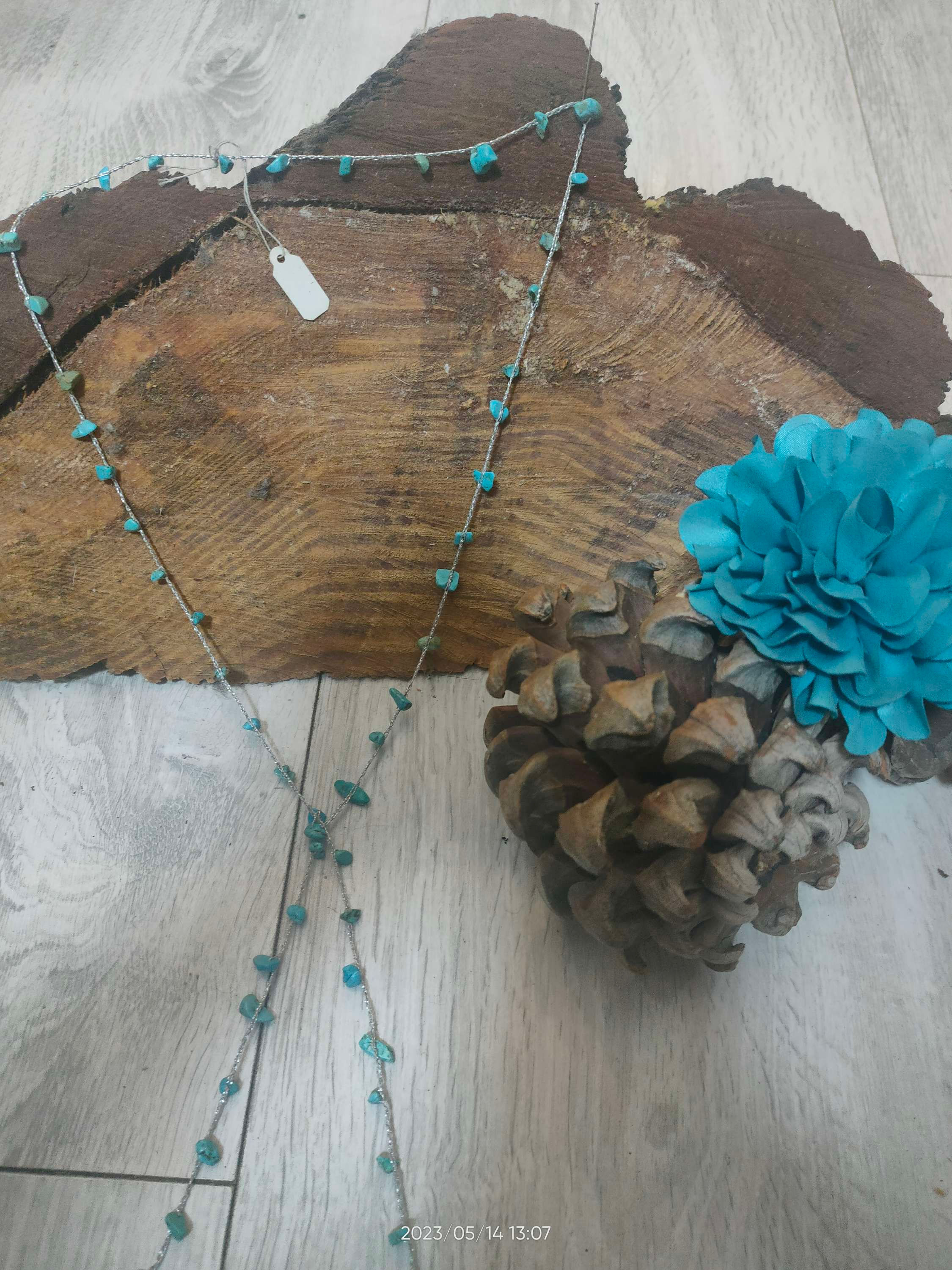 שרשרת אבני טורקיז IH-Jew700t