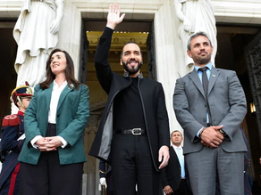 Bukele en el Congreso: reunión a solas con Villarruel, consultas sobre seguridad y Bitcoin