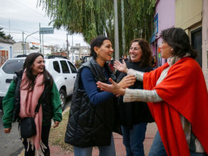 Mayra participó de los festejos del Club Mitre en su 90º aniversario