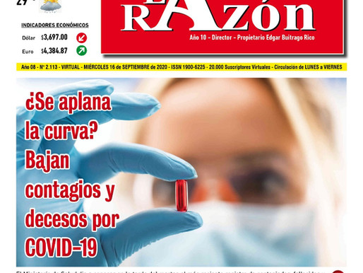 ¿Se aplana la curva? Disminuyen contagios y decesos por Covid19