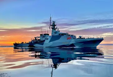 Naval support in Singapore