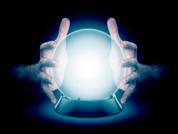 "Crystal ball gazing"