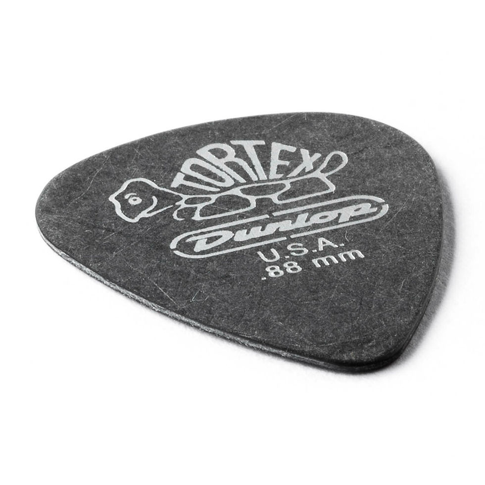 Thumbnail: ปิ๊กกีตาร์ Dunlop TORTEX® PITCH BLACK Standard Pick
