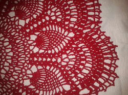 Pineapple doily Stitches