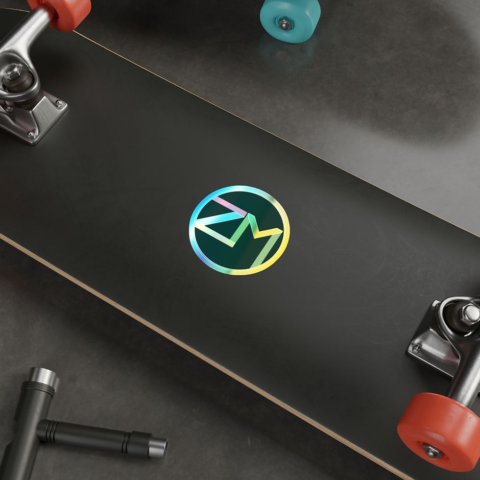 Thumbnail: ZM_Art Logo Holographic Die-cut Stickers
