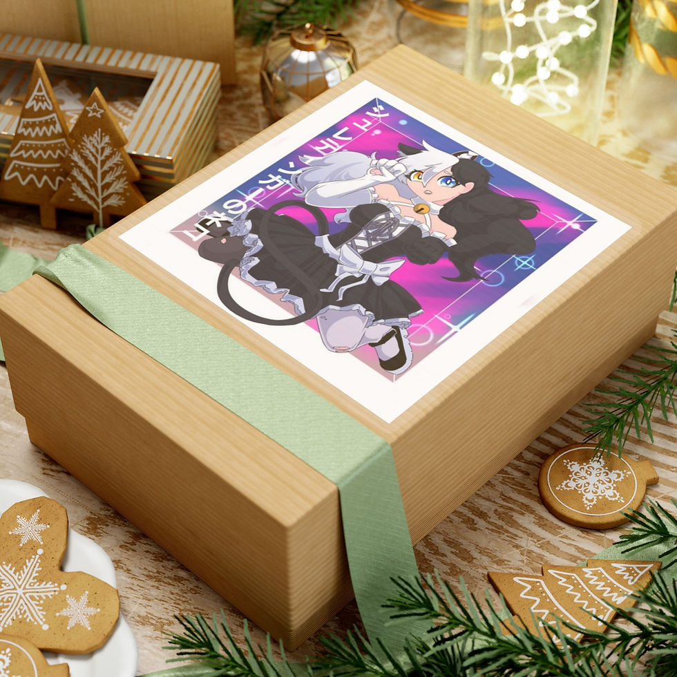Thumbnail: Stella Schrodinger's Neko Kiss-Cut Stickers