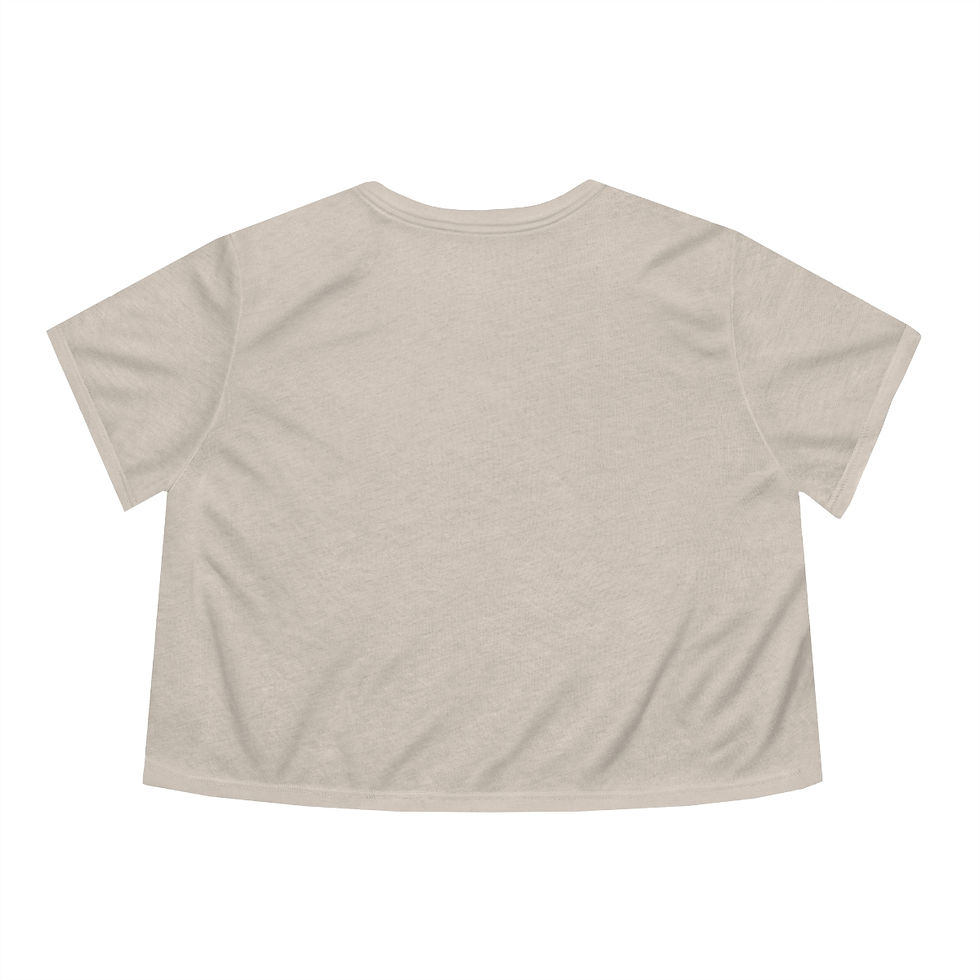 Thumbnail: Retro Ichara Women's Flowy Cropped Tee