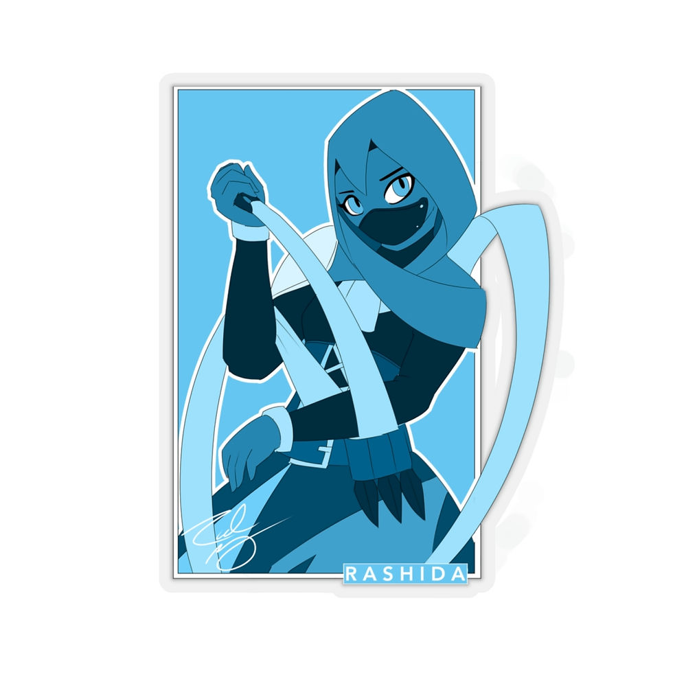 Thumbnail: Rashida Signature Kiss-Cut Stickers