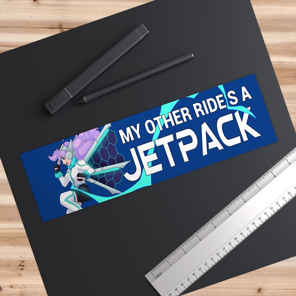 Thumbnail: Ichara Jetpack Bumper Stickers