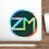 Thumbnail: ZM_Art Logo Holographic Die-cut Stickers