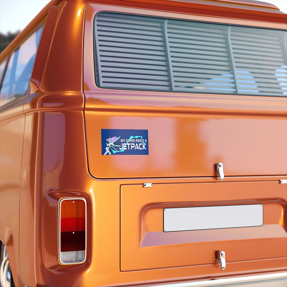 Thumbnail: Ichara Jetpack Bumper Stickers