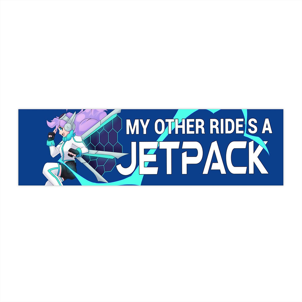 Thumbnail: Ichara Jetpack Bumper Stickers