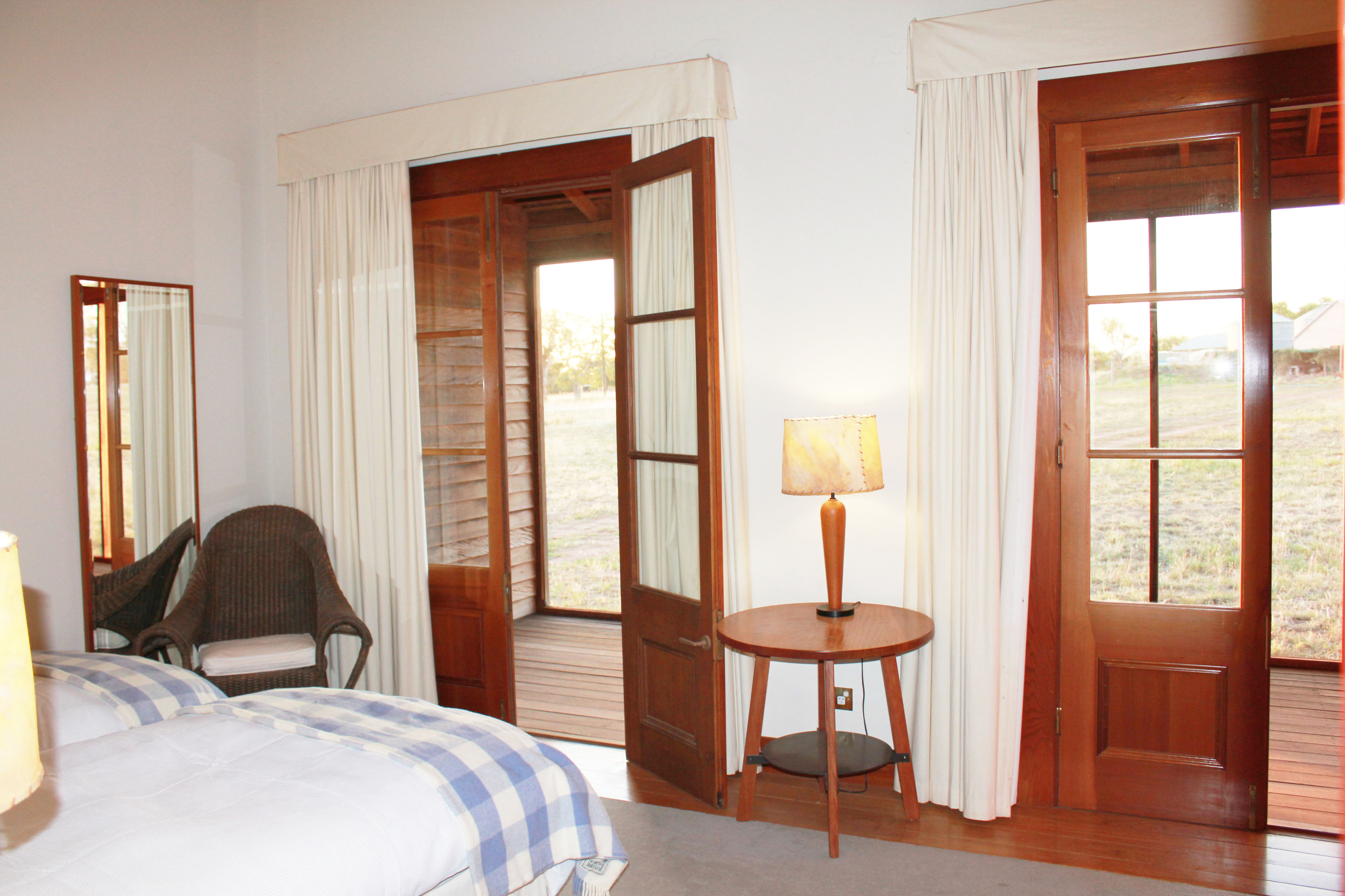 The Oxley Cabin twin room