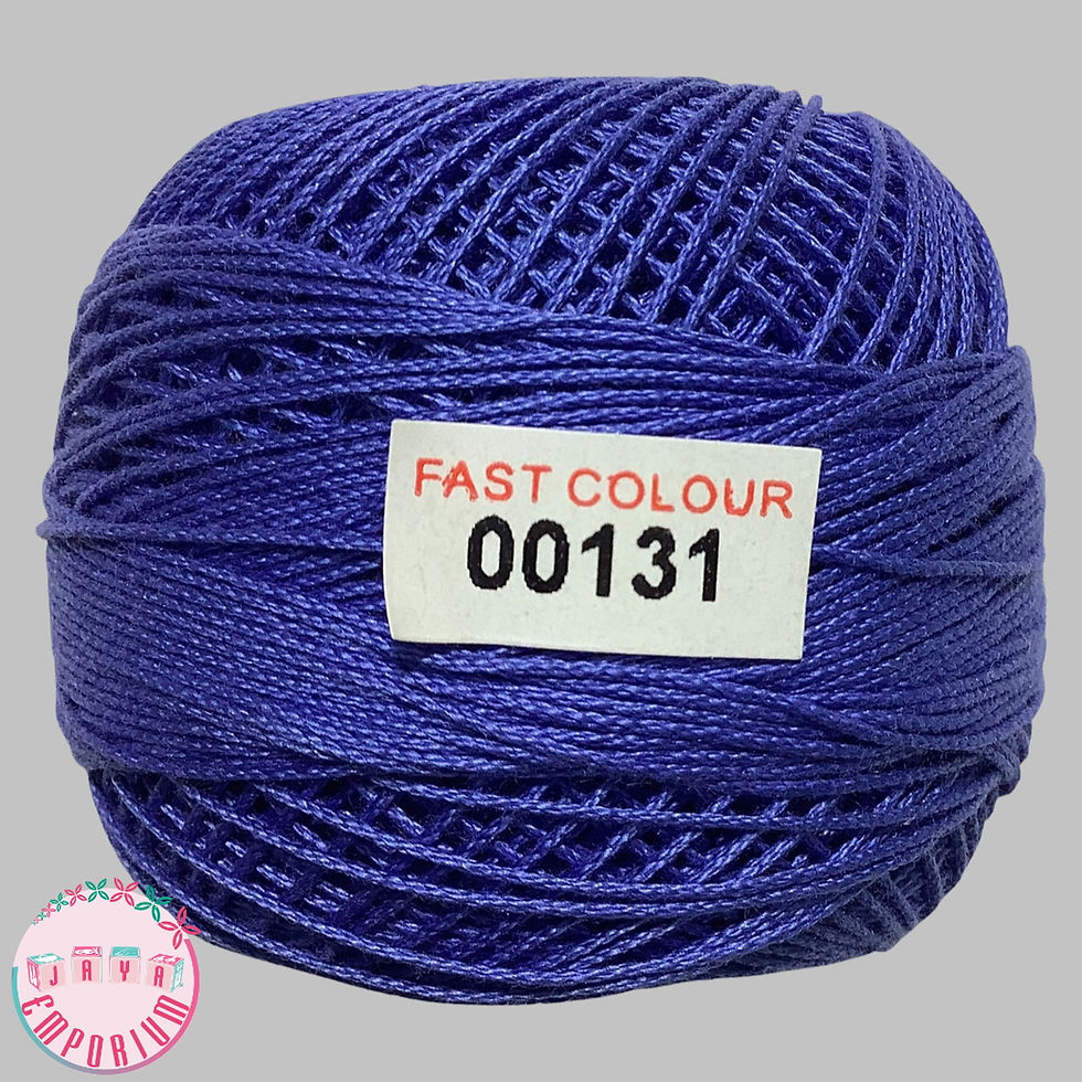 Anchor Mercerised Crochet Knitting Cotton Thread Art No: 4054-20 - Shade-00131 Blue