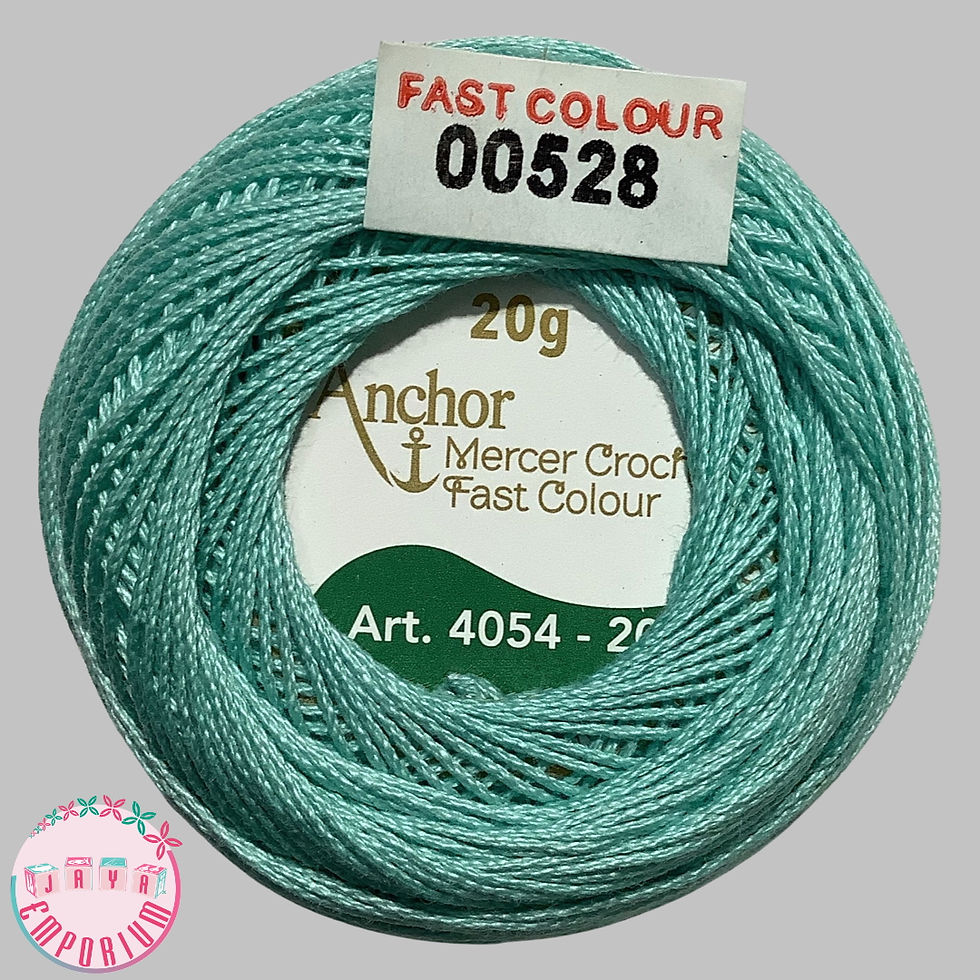 Anchor Mercerised Crochet Knitting Cotton Thread Art No: 4054-20 - Shade-00528 Blue