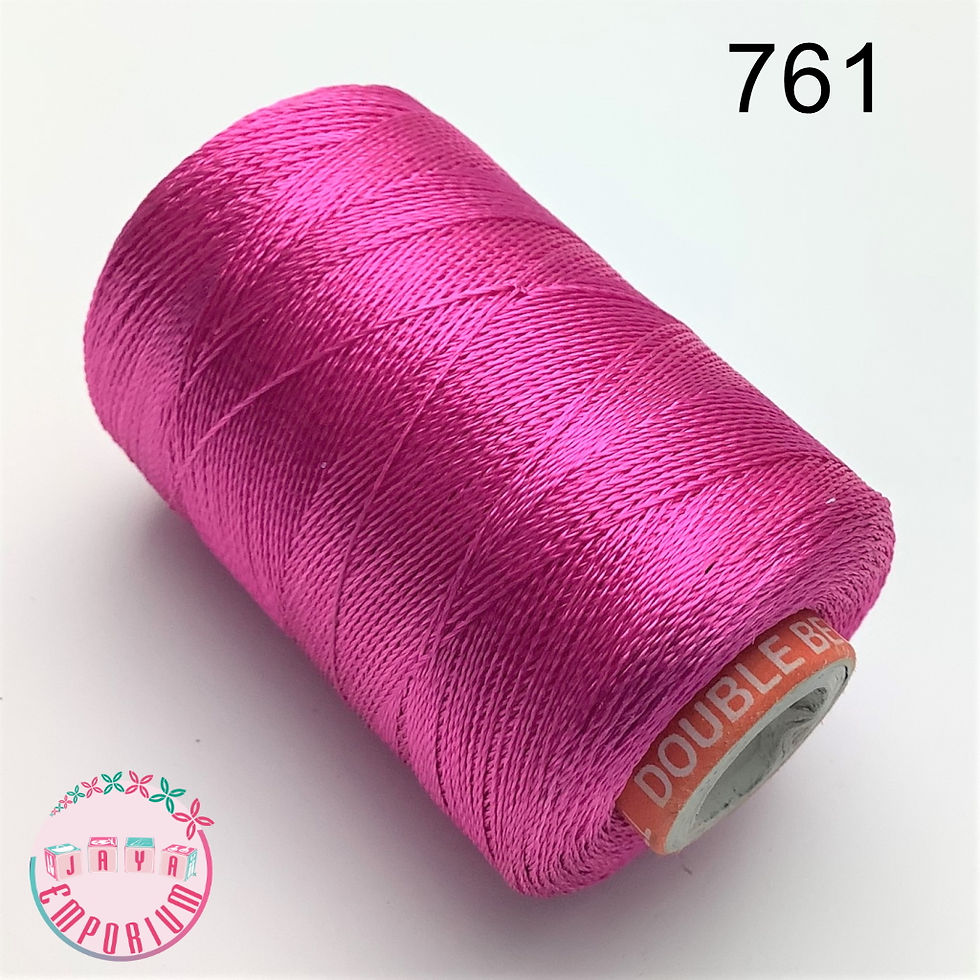 Double Bell Silk Thread - Shade No-761 Pink