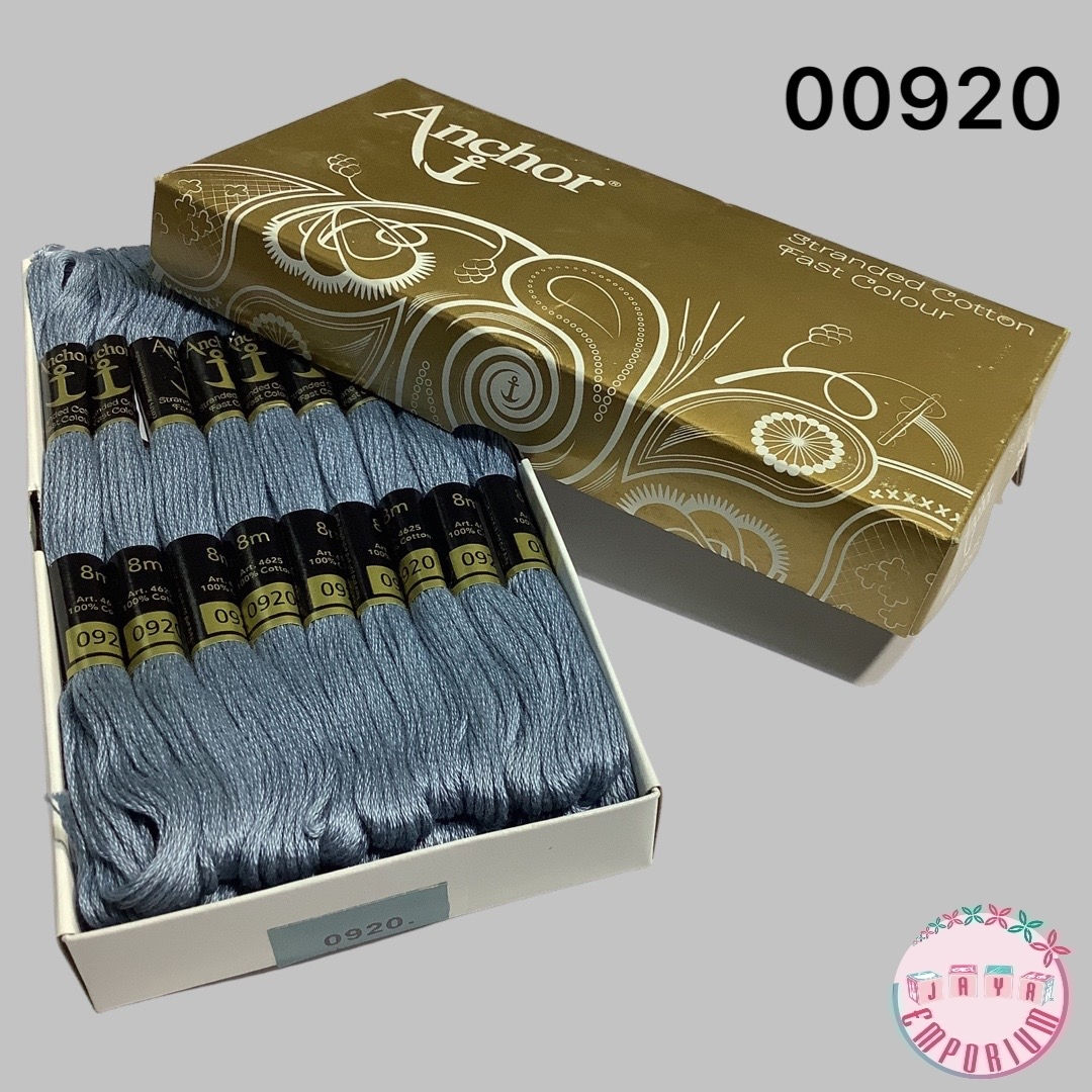 Anchor Hand Embroidery Thread Art No: 4625 - Shade - 00920 Grey