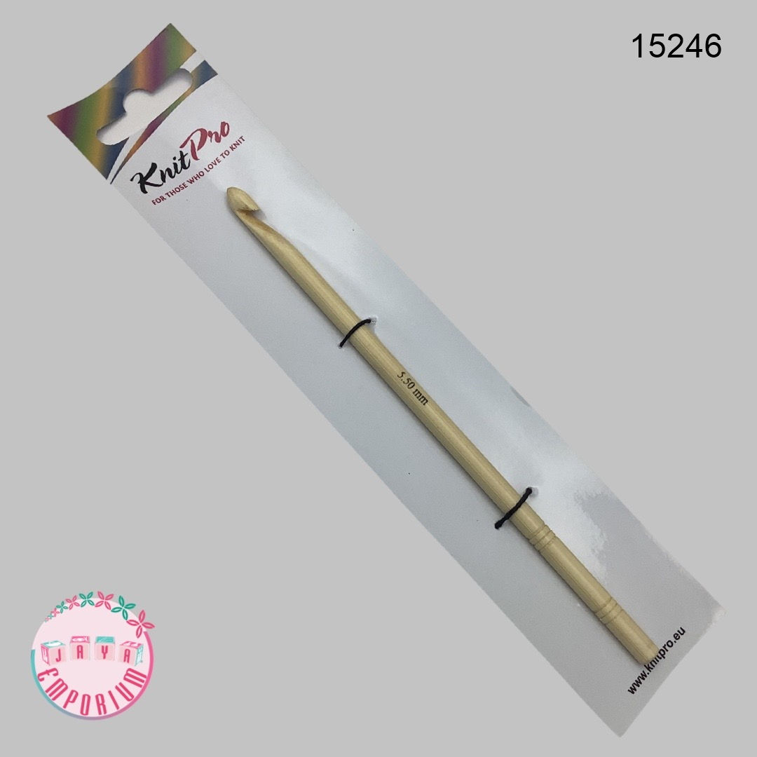 KnitPro Bamboo Crochet Hook - 15cm - 5.50mm Item Code: 15246