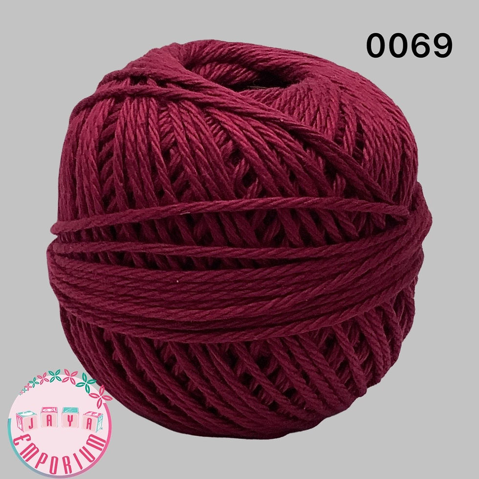 Laura Knitting Cotton - 0069 Maroon