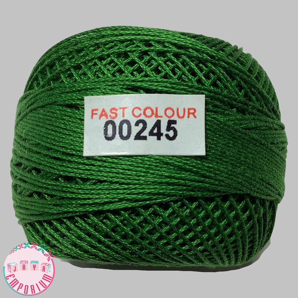 Anchor Mercerised Crochet Knitting Cotton Thread Art No: 4054-20 - Shade-00245 Green
