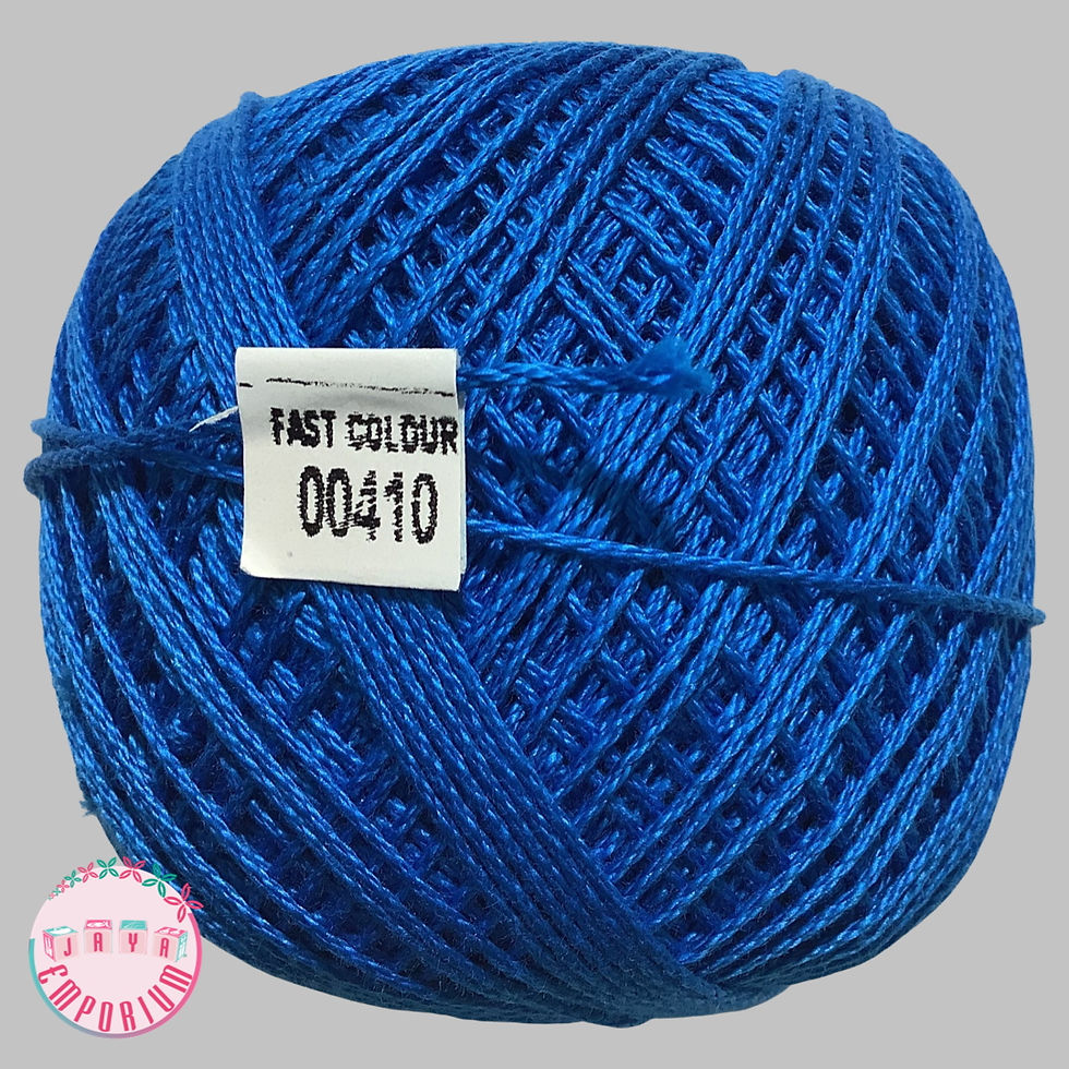 Anchor Mercerised Crochet Knitting Cotton Thread - Art No: 4057-000- Shade-00410 Blue