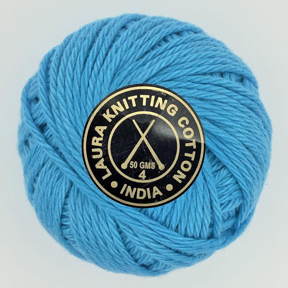 Laura Knitting Cotton -0433 Blue