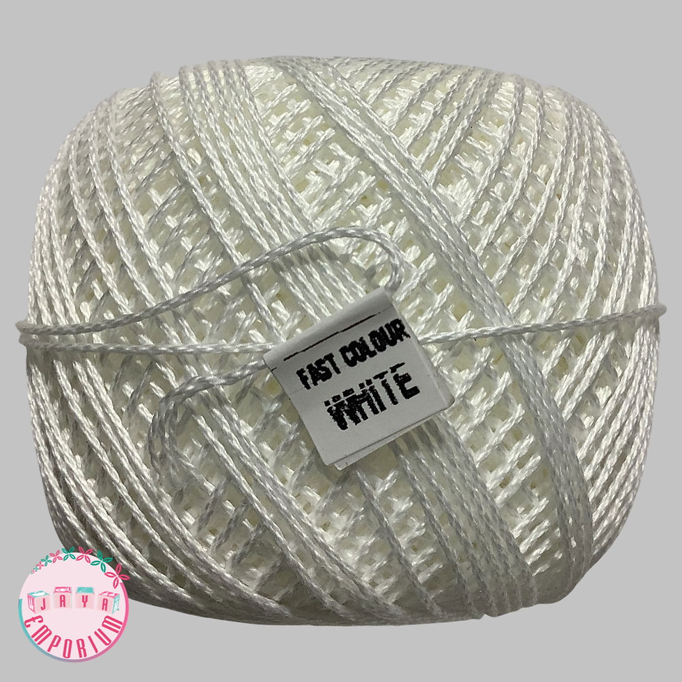 Anchor Mercerised Crochet Knitting Cotton Thread - Art No: 4057-000- White