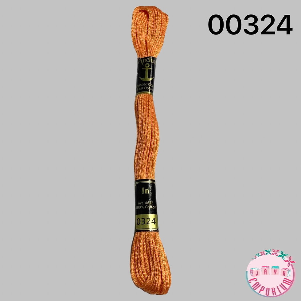 Anchor Hand Embroidery Thread Art No: 4625 - Shade - 00324 Orange Single Piece
